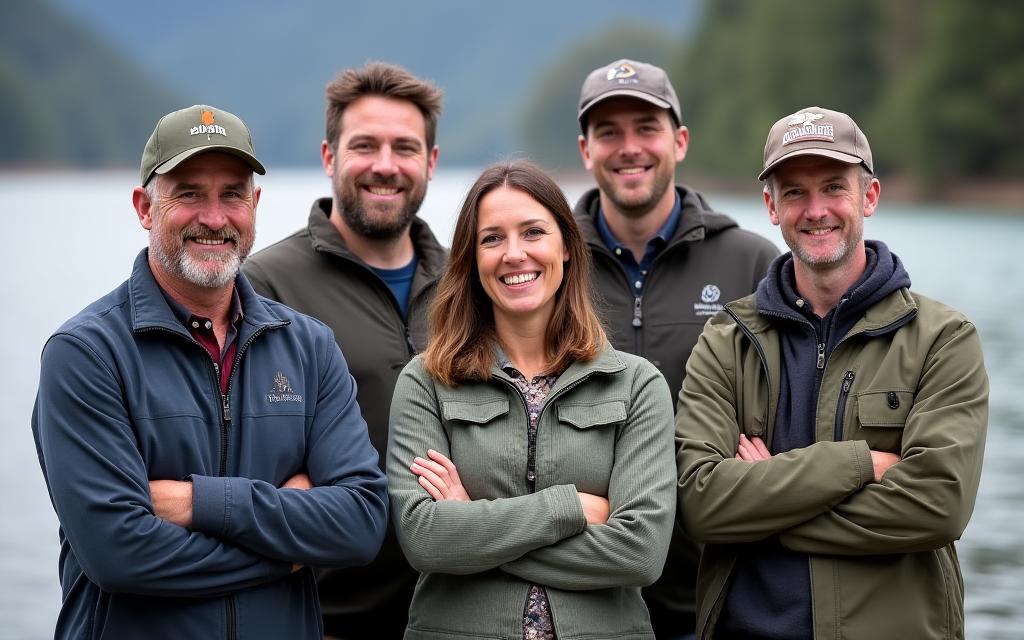 Das erfahrene Team von Alpine Angler Outfitters in Interlaken